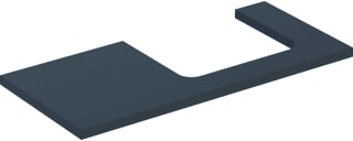Geberit - Wastafelblad one blad opz r 105cm lava