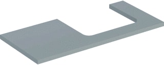 Geberit - Wastafelblad one blad opz r 105cm grei