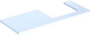 Geberit - Wastafelblad one blad opz r 120cm wit