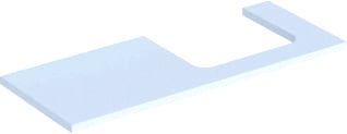 Geberit - Wastafelblad One Blad Opz R 120Cm Wit