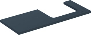 Geberit - Wastafelblad one blad opz r 120cm lava