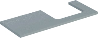 Geberit - Wastafelblad one blad opz r 120cm grei