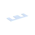 Geberit - Wastafelblad one blad l+r 120cm wit