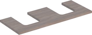 Geberit - Wastafelblad One Blad L+R 120Cm Eiken