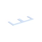 Geberit - Wastafelblad one blad l+r 120cm wit