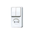Jung - AP600 Combinatie schakelaar/wcd Combi Zonder R/A Ww