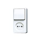 Jung - AP600 Combinatie schakelaar/wcd Combi Wis Zo R/A Ww