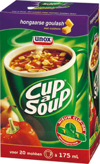 Unox - Drank/levensmiddelen cup a soup hong.goul pk21