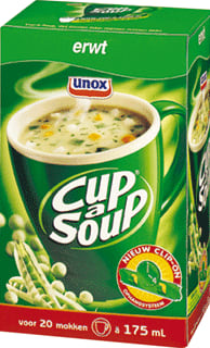 Unox - Drank/levensmiddelen cup a soup erwten pk21