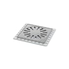 Aquaberg - Renovatie Vloerput met 1 aansluiting rvs putrst 146x146 rand 6mm