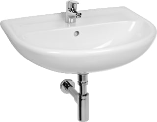 Jika - Lyra Plus Wastafel / Fontein wast lyra+ 60cm wit
