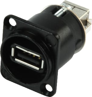Neutrik - Communicatietechniek adapter Adap Usb A-B Rev. D-Hs Zw