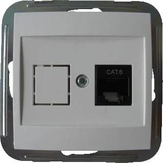 Honeywell Peha - Badora Datacontactdoos twisted pair Datawcd C6 1V+Cplt