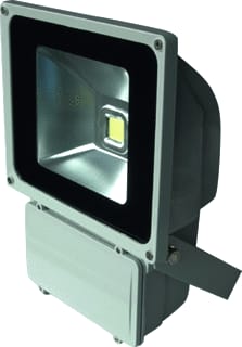 Bailey - Floodlight Grey Downlight/spot/schijnwerper led floodl 240v 100w cw