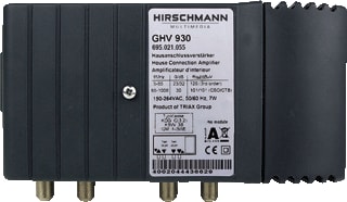 Hirschmann Multimedia - Versterker voor ontvangsttechniek antverst ghv930 2xtest