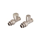 DRL - OVUS Rad.aansl.combi. m kraan+onderblok Designset Recht Rvs