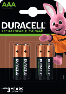 Duracell - Oplaadbaar Batterij, oplaadbaar Batt.Opl Hr03 Nimh Br4
