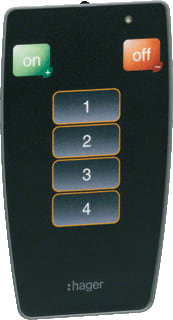 Hager - Bewegingsmelder Afstandbediening Toebeh./onderdelen bewegingssensor Afstandbed.Gebr. Ee808