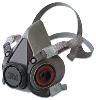 3M - 6000-Serie Halfgelaatsmasker Gas- en dampmasker Hlfglmaskr 6200 Middl