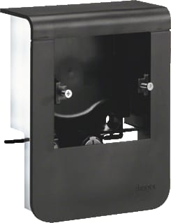 Hager - Tehalit SL Opbouwdoos plintgoot Teha Outl Univ.Schak 80 Zw