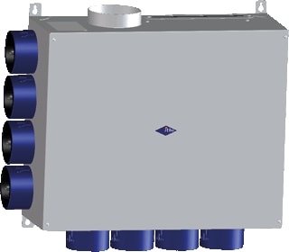 Itho Daalderop - Demand/Qualityflow Plenum voor luchtbehandelingskast Itho Dem/Qual.Flow Wandpl.12