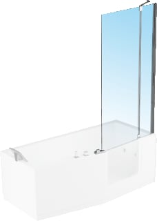 Novellini - Iris Badwand 80X150 R Hgc