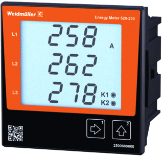 Weidmüller - Multifunctionele paneelmeter 2500880000