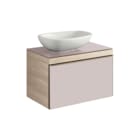 Keramag - Citterio Wastafelonderkast wastok citt 750 l/r taup
