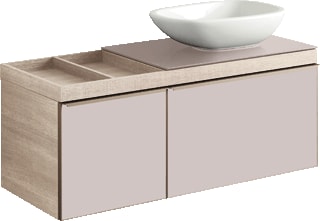 Keramag - Citterio Wastafelonderkast wastok citt 1200 r taup