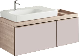 Keramag - Citterio Wastafelonderkast wastok citt 1200 r taup