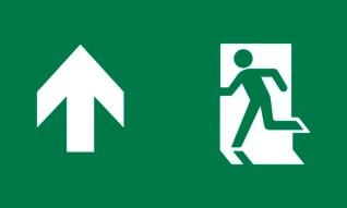 Etap - K1R Pictogram noodverlichting Pictogram K1Rhl3Es