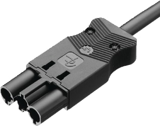 Adels - AC166 Patchkabel inst.bare gebouwinstall. Aansl M 3X1,5 1M Zw B2Ca