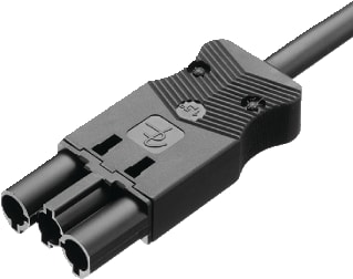 Adels - AC166 Patchkabel inst.bare gebouwinstall. Aansl M 3X2,5 5M Zw B2Ca