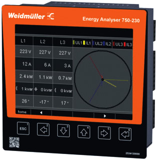 Weidmüller - Multifunctionele paneelmeter 2534130000