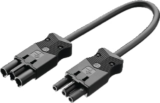 Adels - AC166 Patchkabel inst.bare gebouwinstall. Koppsn 3X2,5 3M Zw B2Ca