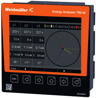 Weidmüller - Multifunctionele paneelmeter 2534160000