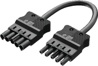 Adels - AC166 Patchkabel inst.bare gebouwinstall. Koppsn 5X2,5 3M Zw B2Ca