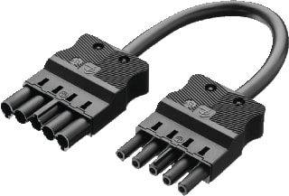 Adels - AC166 Patchkabel inst.bare gebouwinstall. Koppsn 5X2,5 5M Zw B2Ca