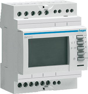 Hager - Multimeter Digit +Lcd Sm101C