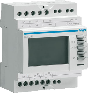 Hager - Multimeter Digit +Lcd Sm101E