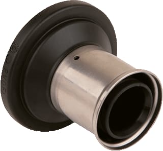 Henco - Super Size 8HN Fitting met 2 aansluitingen Persverloop 75 X 40