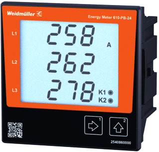 Weidmüller - Multifunctionele paneelmeter 2540860000