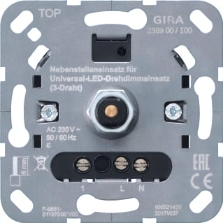 Gira - Systeem 3000 Dimmer Uni Led Nevendimmer 3Dr