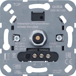 Gira - Systeem 3000 Dimmer S3000 Uni Draaidim Stand