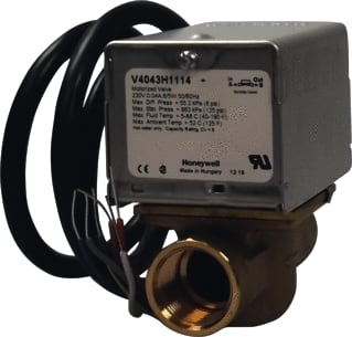 Winterwarm - WWH Elektr. bed. 2-wegregelafsluiter Zone-Regelklep Tbv
