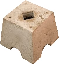 Belasdo - Mech. toebeh. verlichtingsarmatuur A-4 Fundatie / Sokkel