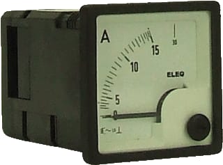 ELEQ - EIV48-E Amperemeter paneelbouw Ampmtr 6A 2Vo