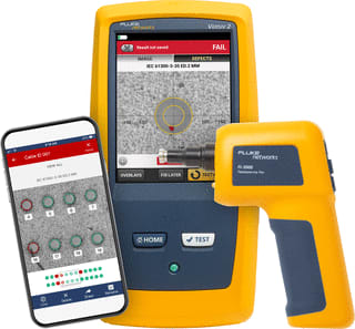 Fluke Networks - FIBER CINSP Meet-/testapparatuur voor comm.tech fi3000 fiberinspec4996225