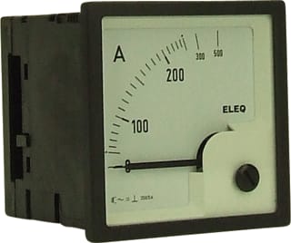 ELEQ - EIV72-E Amperemeter paneelbouw Ampmtr 25/5A 2Vo