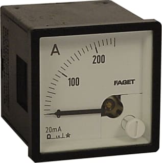 ELEQ - DIV48-E Amperemeter paneelbouw Ampmtr ../0-20Ma